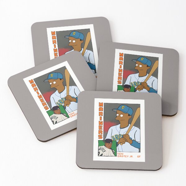 Item preview, HOMER-AT-THE-BAT-KEN-GRIFFEY-JR-SIMPSONS-PARODY-MARINERS-BASEBALL-CARD-T-SHIRT-T-SHIRT designed and sold by EmiliaGiese.