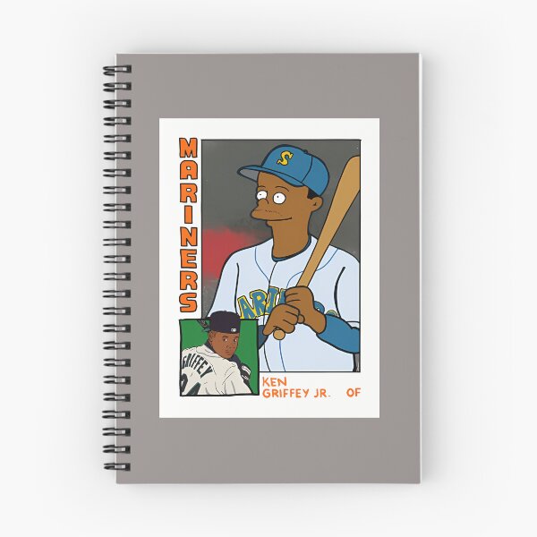 Item preview, HOMER-AT-THE-BAT-KEN-GRIFFEY-JR-SIMPSONS-PARODY-MARINERS-BASEBALL-CARD-T-SHIRT-T-SHIRT designed and sold by EmiliaGiese.