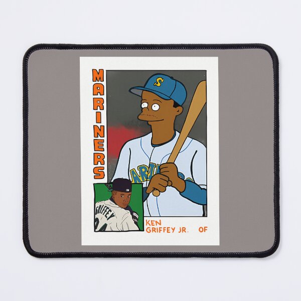 Item preview, HOMER-AT-THE-BAT-KEN-GRIFFEY-JR-SIMPSONS-PARODY-MARINERS-BASEBALL-CARD-T-SHIRT-T-SHIRT designed and sold by EmiliaGiese.