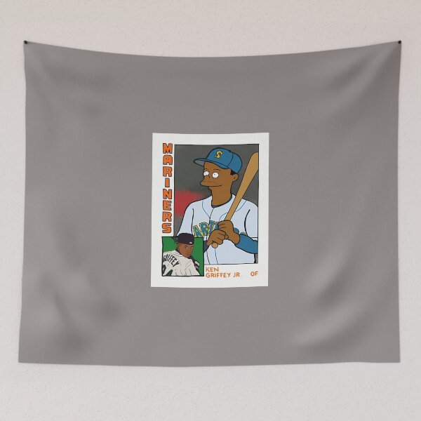 Item preview, HOMER-AT-THE-BAT-KEN-GRIFFEY-JR-SIMPSONS-PARODY-MARINERS-BASEBALL-CARD-T-SHIRT-T-SHIRT designed and sold by EmiliaGiese.
