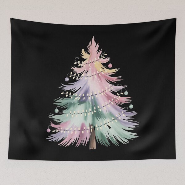 Item preview, Watercolor Christmas Tree with Star designed and sold by Gogetgiggles.