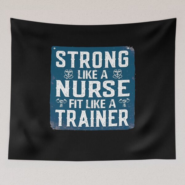 Item preview, Strong Like a Nurse, Fit Like a Trainer designed and sold by MuniraWearify.