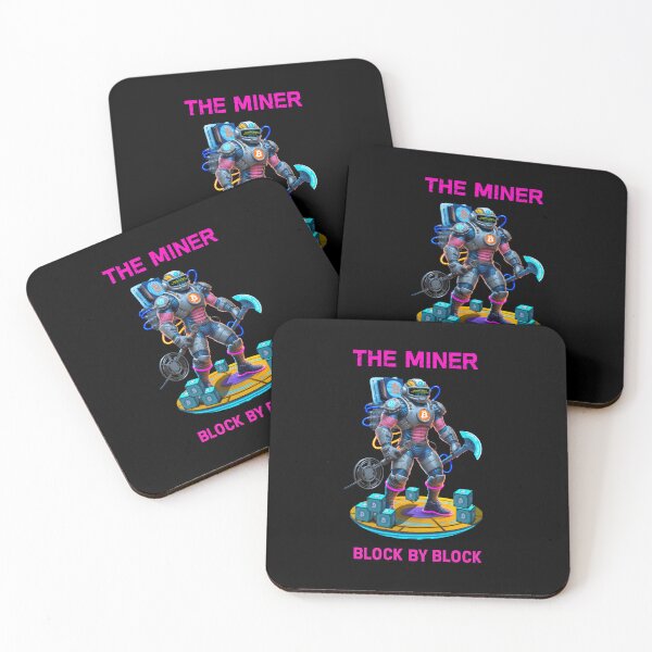 Item preview, "THE MINER – Chainbreaker of the Blockchain Depths" designed and sold by BitCrop.