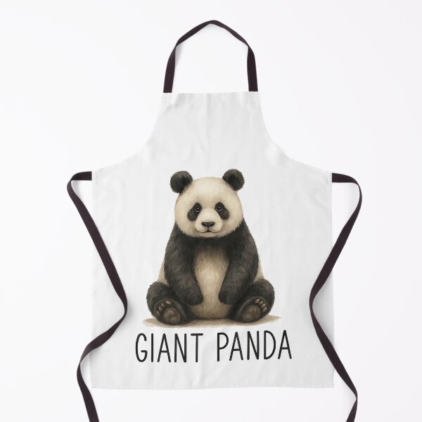 Item preview, Cute Giant Panda Illustration Sitting Calmly designed and sold by ArtfulWeave.