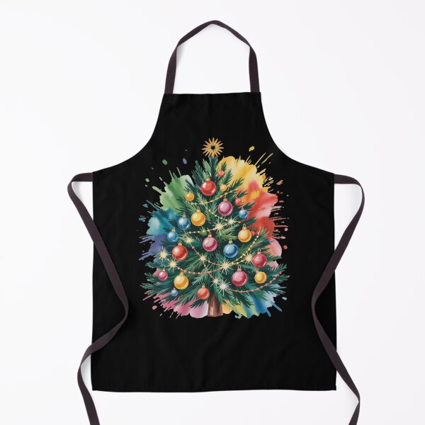 Item preview, Watercolor Christmas Tree with Star designed and sold by Gogetgiggles.