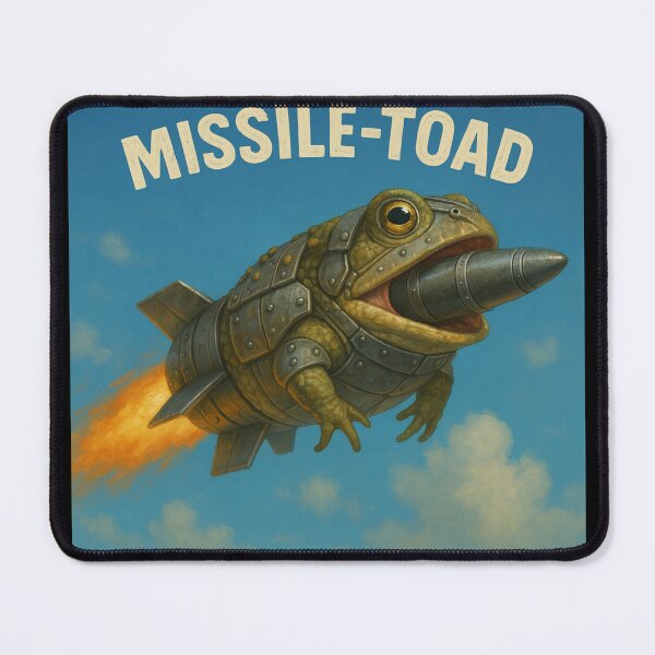 Item preview, Nothing stops the missile-toad designed and sold by LumberjackTNArt.