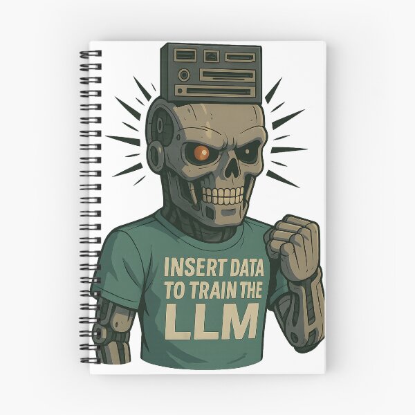Item preview, Funny AI Robot Design - LLM humor for geek, nerd and for Machine Learning Fans designed and sold by tonicgeek.