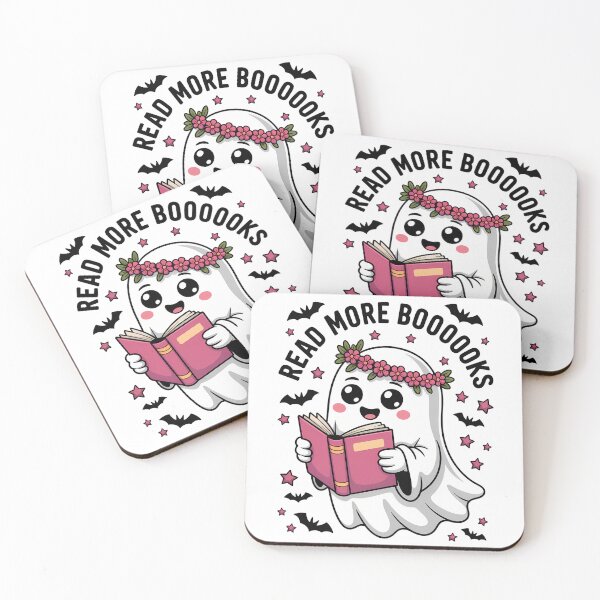 Item preview, Cute Reading Ghost – “Read More Booooks” Halloween Book Lover Design designed and sold by Colorten.
