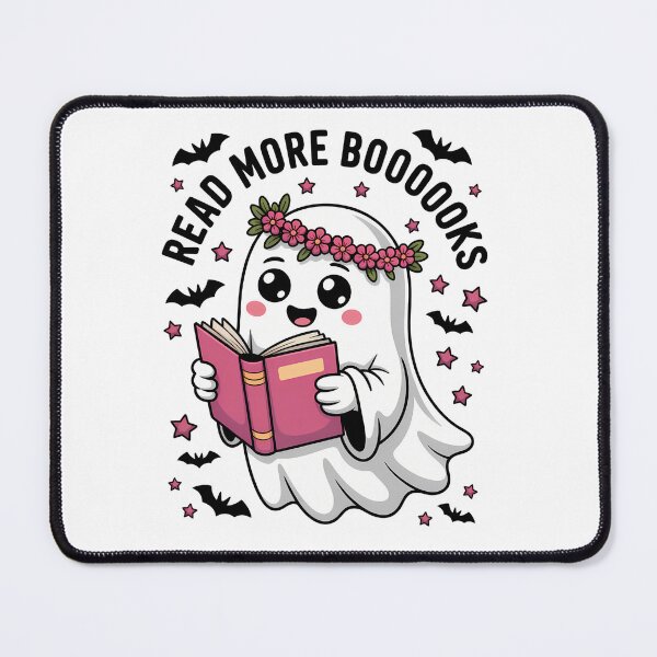 Item preview, Cute Reading Ghost – “Read More Booooks” Halloween Book Lover Design designed and sold by Colorten.