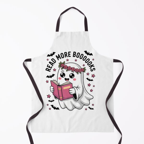 Item preview, Cute Reading Ghost – “Read More Booooks” Halloween Book Lover Design designed and sold by Colorten.