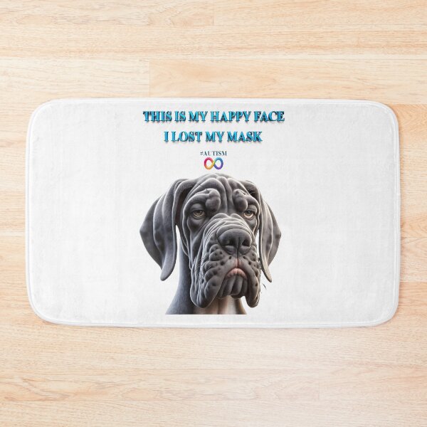 Item preview, This Is My Happy Face, I lost my Mask - Autism Awareness designed and sold by LITTLE MAGICK.