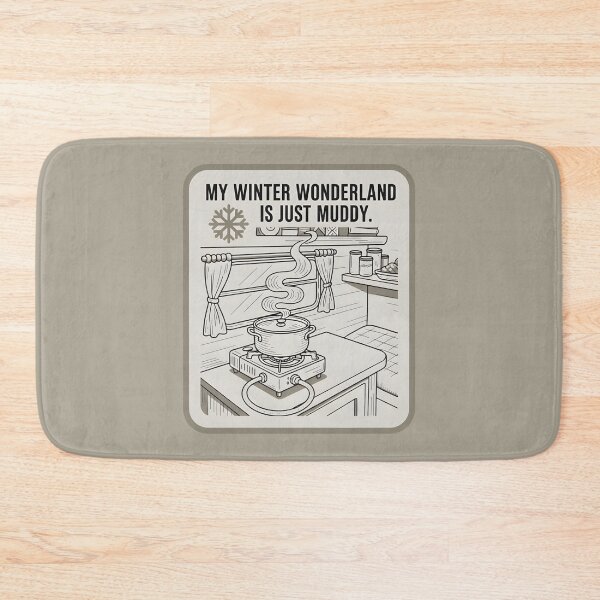 Item preview, Charming Rustic Interior with Winter Quote designed and sold by SplashTastic.