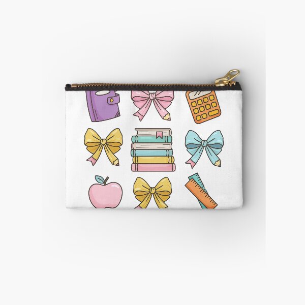 Item preview, Pastel School Supplies and Bows Kawaii Design designed and sold by ArtfulWeave.