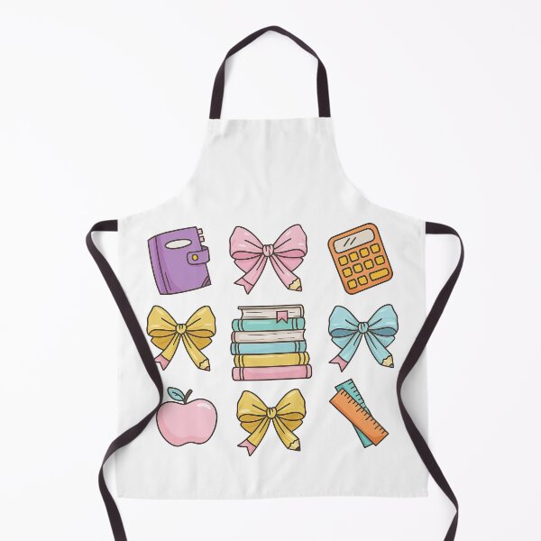 Item preview, Pastel School Supplies and Bows Kawaii Design designed and sold by ArtfulWeave.