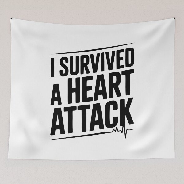 Item preview, I Survived a Heart Attack designed and sold by Frank Ring.