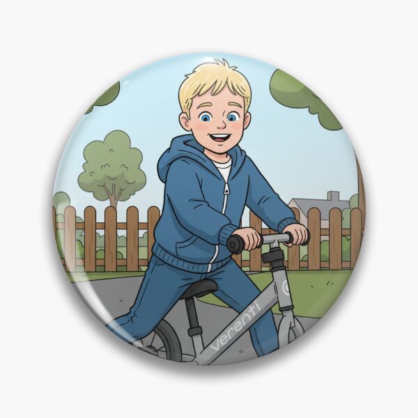 Item preview, Sunny Smiles on Wheels: Blonde Boy's Balance Bike Adventure designed and sold by David Patterson.