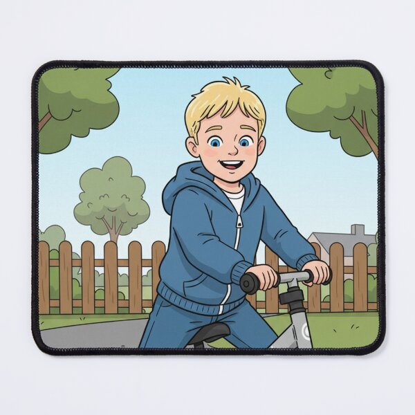 Item preview, Sunny Smiles on Wheels: Blonde Boy's Balance Bike Adventure designed and sold by David Patterson.