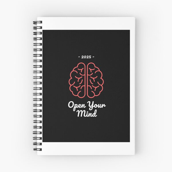 Item preview, Open Your Mind 2025 – Motivational Minimalist Design designed and sold by NewDesignForUS.