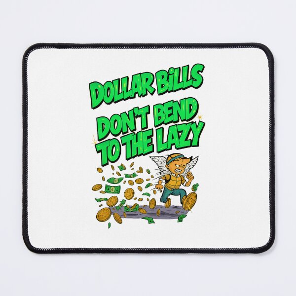 Item preview, Dollar Bills Don’t Bend—Winged Money Chase designed and sold by Design Orbit.