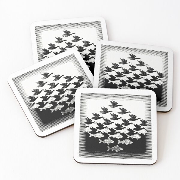 Item preview, MC Escher Sky And Water designed and sold by SummerlandsArt.