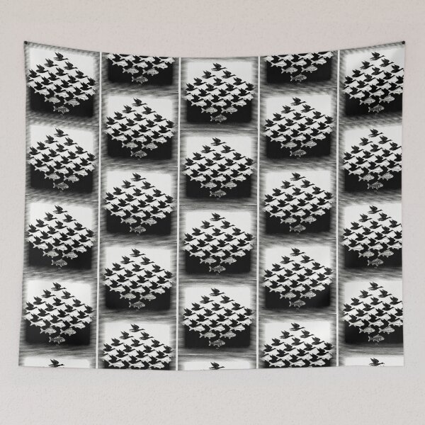 Item preview, MC Escher Sky And Water designed and sold by SummerlandsArt.