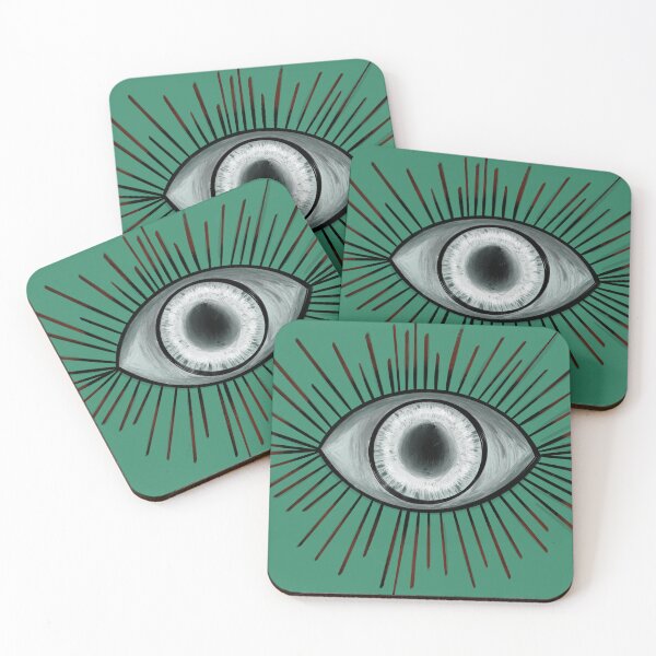 Item preview, Urchin Eyes Horror Halloween Print  designed and sold by SabiLexDesign.