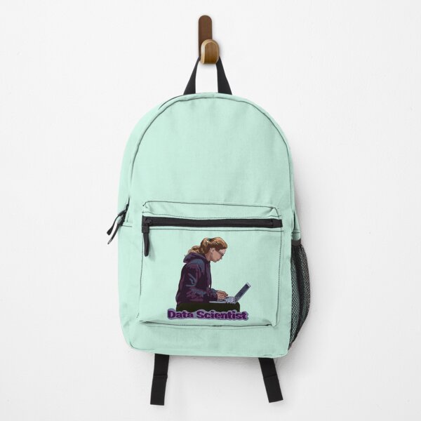 Item preview, Data Scientist Girl (Purple and mint) designed and sold by vjsw-art-1.