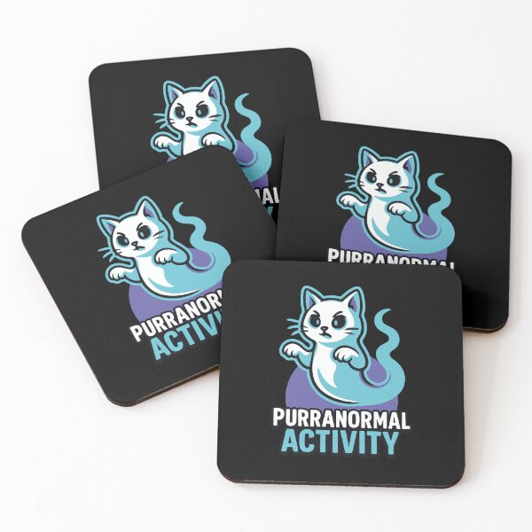 Item preview, Ghost Cat – Purranormal Activity designed and sold by Dazzlement.