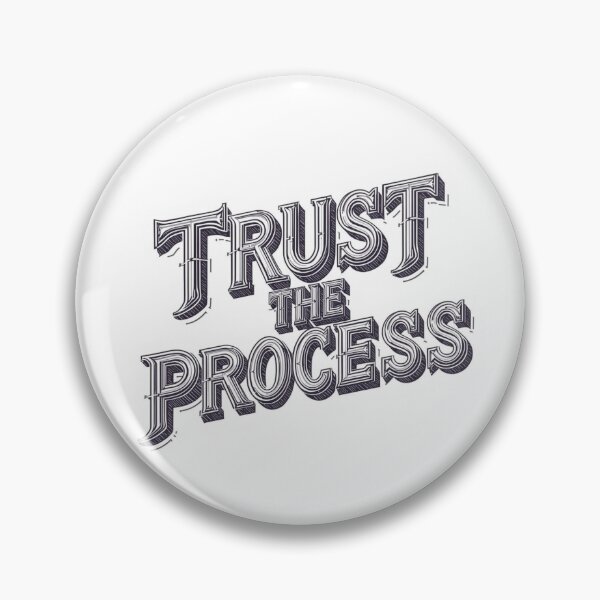 Item preview, Trust The Process - Intricate Hand-Drawn Typography designed and sold by ZenPaths.