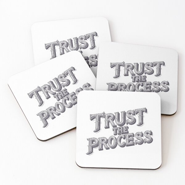 Item preview, Trust The Process - Intricate Hand-Drawn Typography designed and sold by ZenPaths.