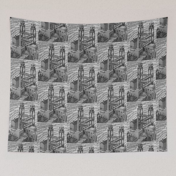 Item preview, MC Escher Waterfall designed and sold by SummerlandsArt.