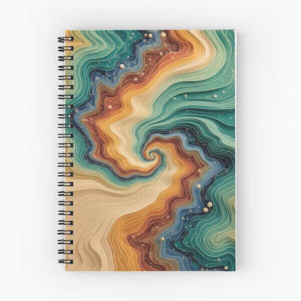 Item preview, Ethereal Motion – Ocean and Sand Abstract designed and sold by UrmiCreation.