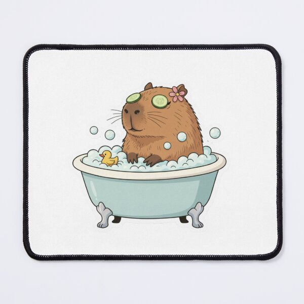 Item preview, capybara taking a bath designed and sold by Zuu hax.