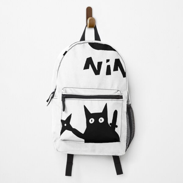 Item preview, Funny Ninja Cat Silhouette Art designed and sold by Imaginationbeyond.