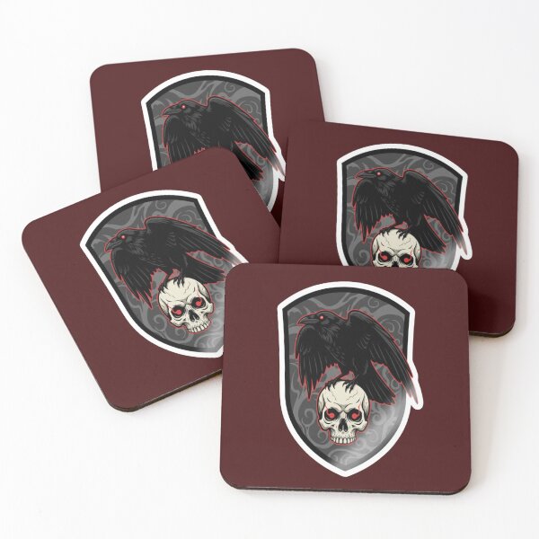 Item preview, Dark Raven on Skull Gothic Design  designed and sold by PrintBreeze.