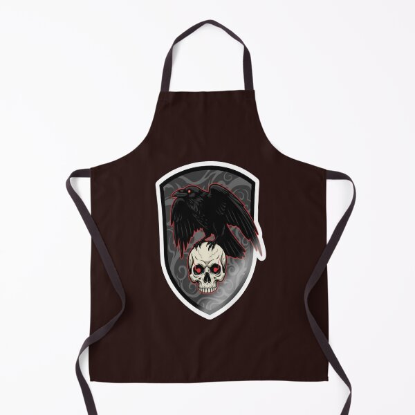Item preview, Dark Raven on Skull Gothic Design designed and sold by PrintBreeze.