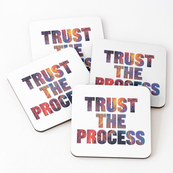 Item preview, Trust The Process - Abstract Paint Splatter designed and sold by ZenPaths.