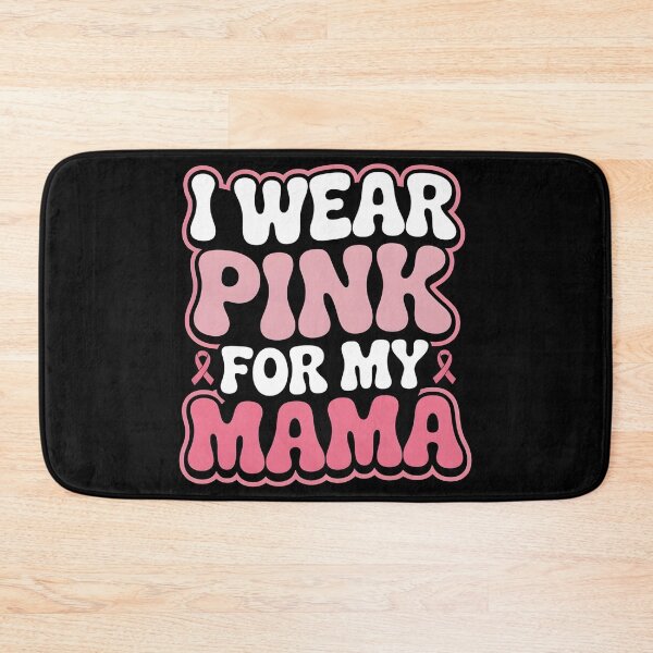 Item preview, I Wear Pink for My Mama Groovy Breast Cancer Women Kid Youth designed and sold by BLZART.