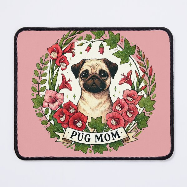 Item preview, Pug Mom designed and sold by FrictionMaxxing.