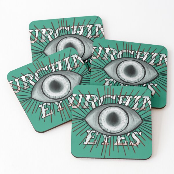 Item preview, Urchin Eyes Horror Print WIth Text  designed and sold by SabiLexDesign.