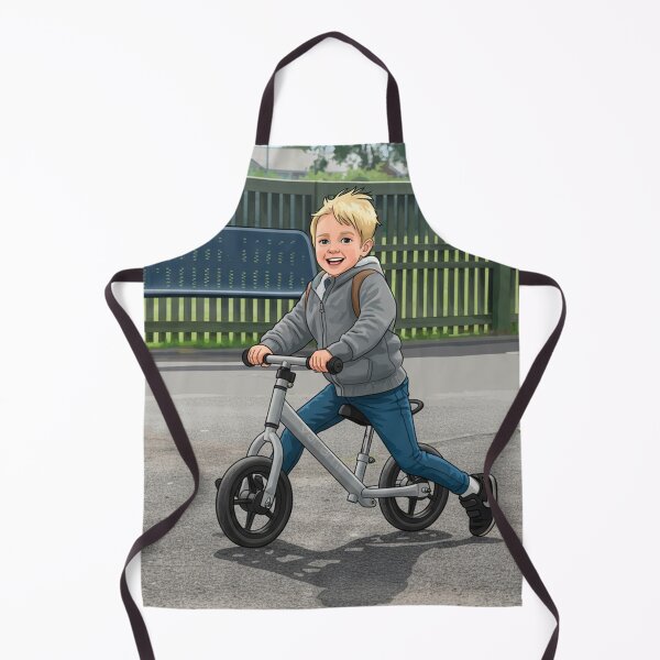 Item preview, Playground Pedal Power: Cheeky Blonde Boy on Balance Bike designed and sold by David Patterson.