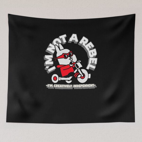 Item preview, I'm not a rebel I'm creatively independent with cute dog designed and sold by snowry.