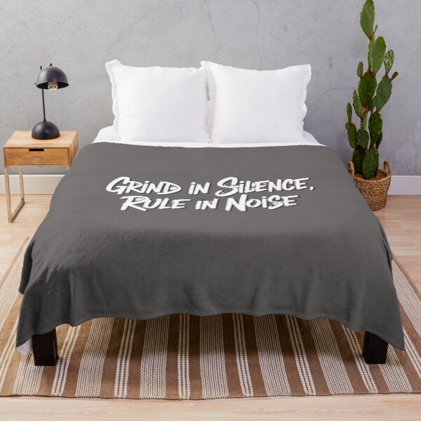 Item preview, Grind in Silence, Rule in Noise — Graffiti Power Quote Design designed and sold by Happyfreedom.