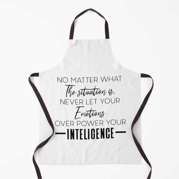 Item preview, Never Let Your Emotions Overpower Your Intelligence – Mindset Quote Typography Design for Emotional Strength designed and sold by FOREVER Motivated.
