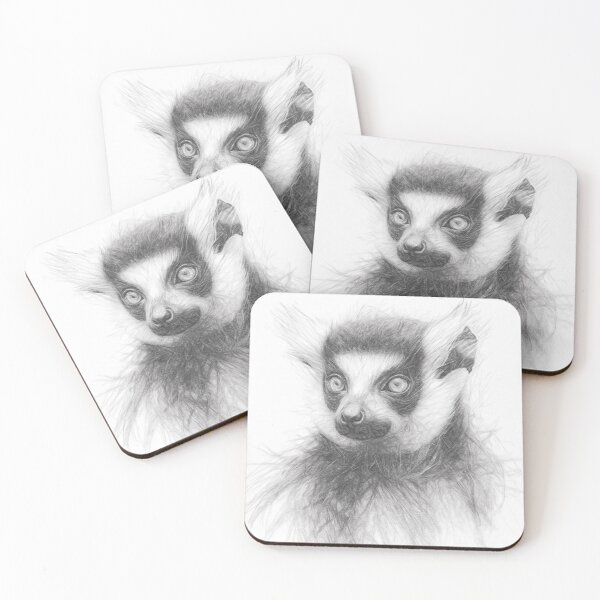 Item preview, Lemur Sketch designed and sold by Leon Woods Pencil Art.