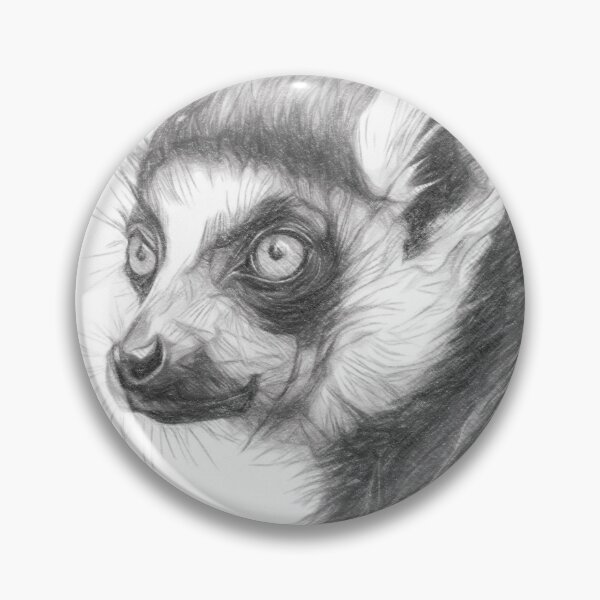 Item preview, Lemur Pencil Sketch designed and sold by Leon Woods Pencil Art.