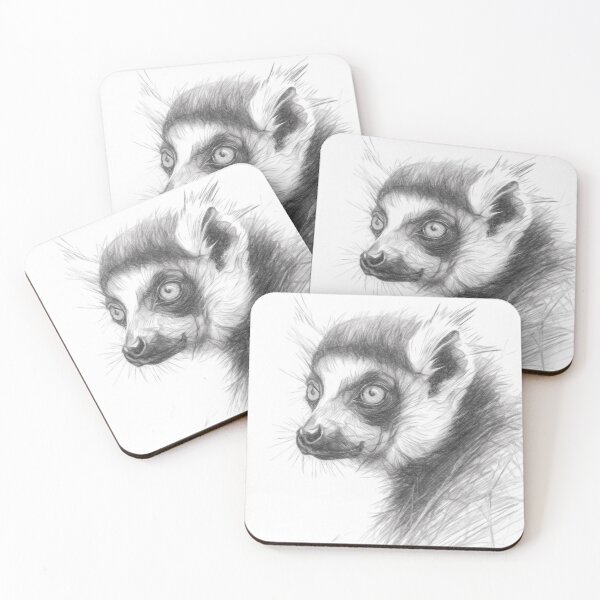 Item preview, Lemur Pencil Sketch designed and sold by Leon Woods Pencil Art.