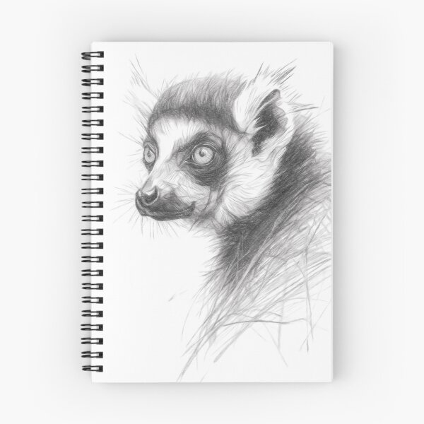 Item preview, Lemur Pencil Sketch designed and sold by Leon Woods Pencil Art.