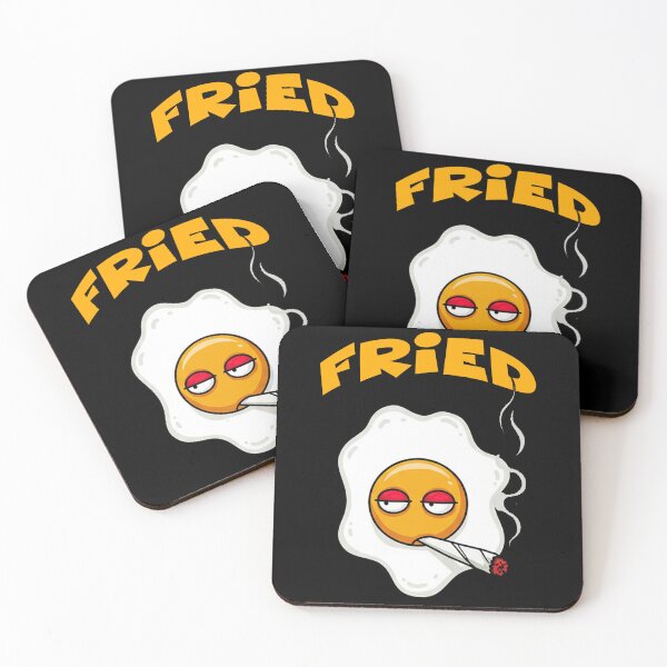 Item preview, Fried Stoner egg - funny fried eggs designed and sold by Youngkev-arts.