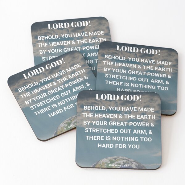 Item preview, Jeremiah 32:17 designed and sold by Undonemadenew.